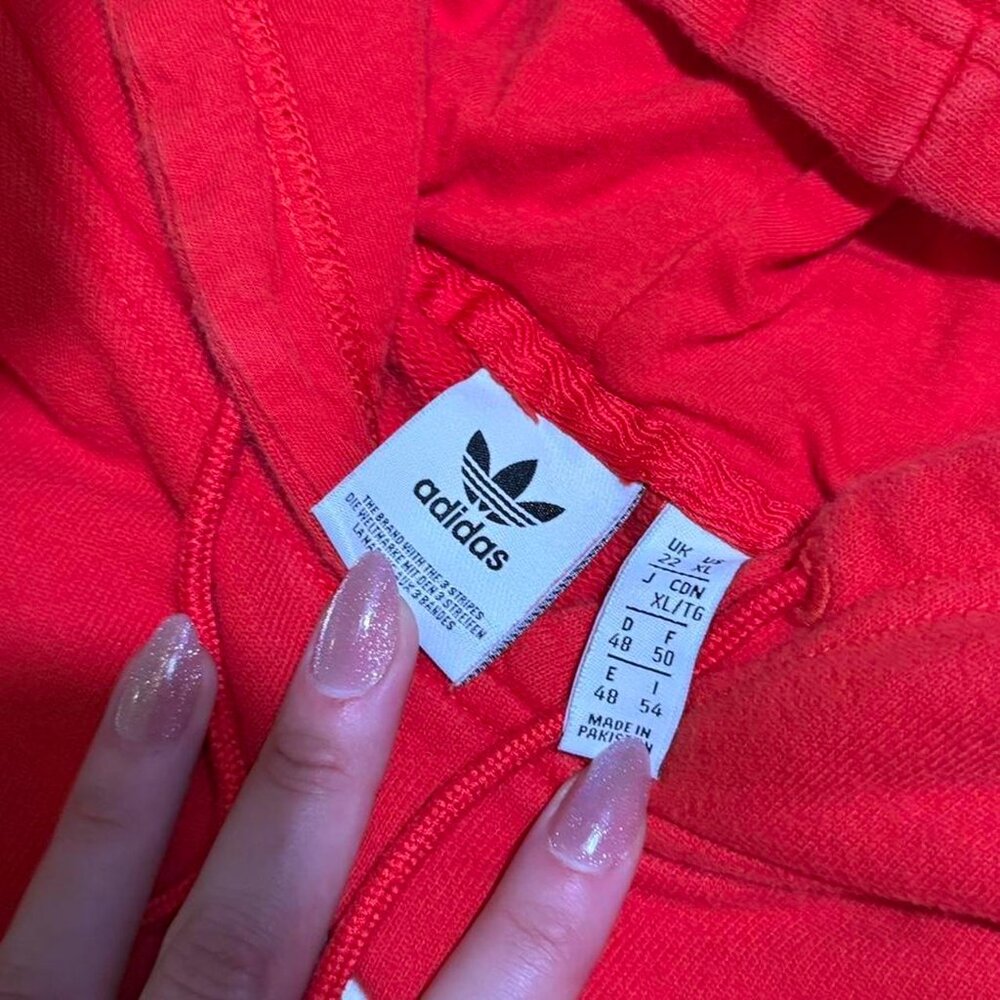 Original Adidas red hoodie - Picture 3 of 3